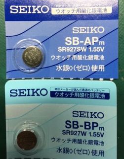 時計電池SWとW